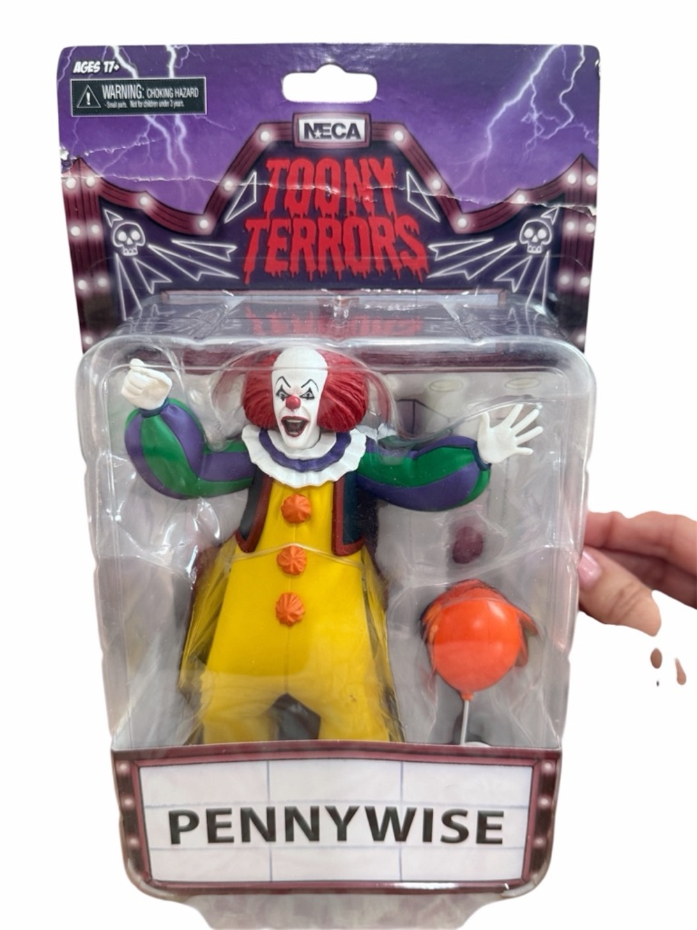 NECA Toony Terrors Pennywise Figure IT Horror Collectible New